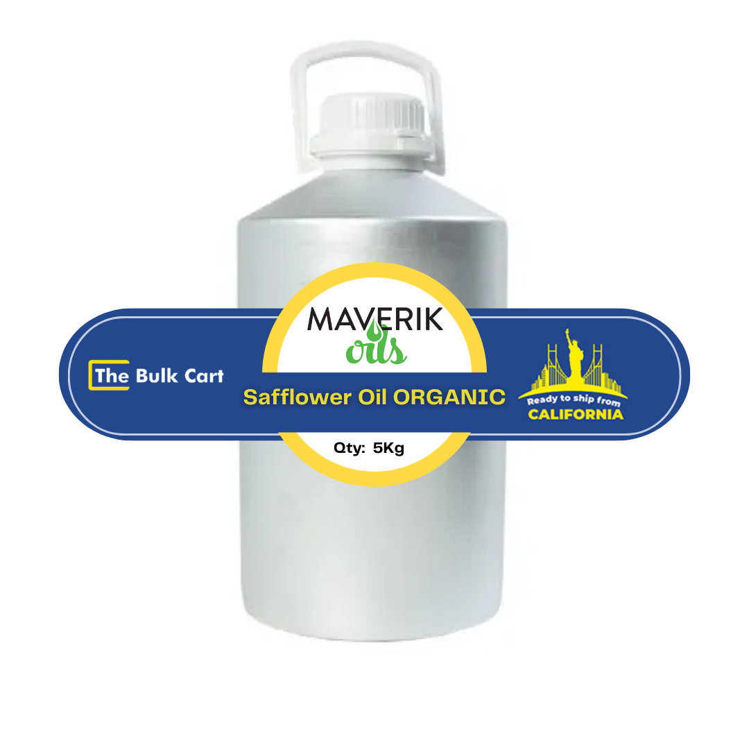 A 5 Kg Bulk Packaging of Safflower Oil Organic by Maverik Oils - Premium Beauty and Personal Care Product