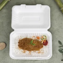 Biodegradable Sugarcane Lunch Box